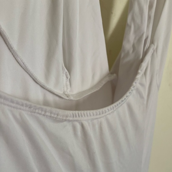 Chic White Backless Halter Dress - Picture 7 of 7